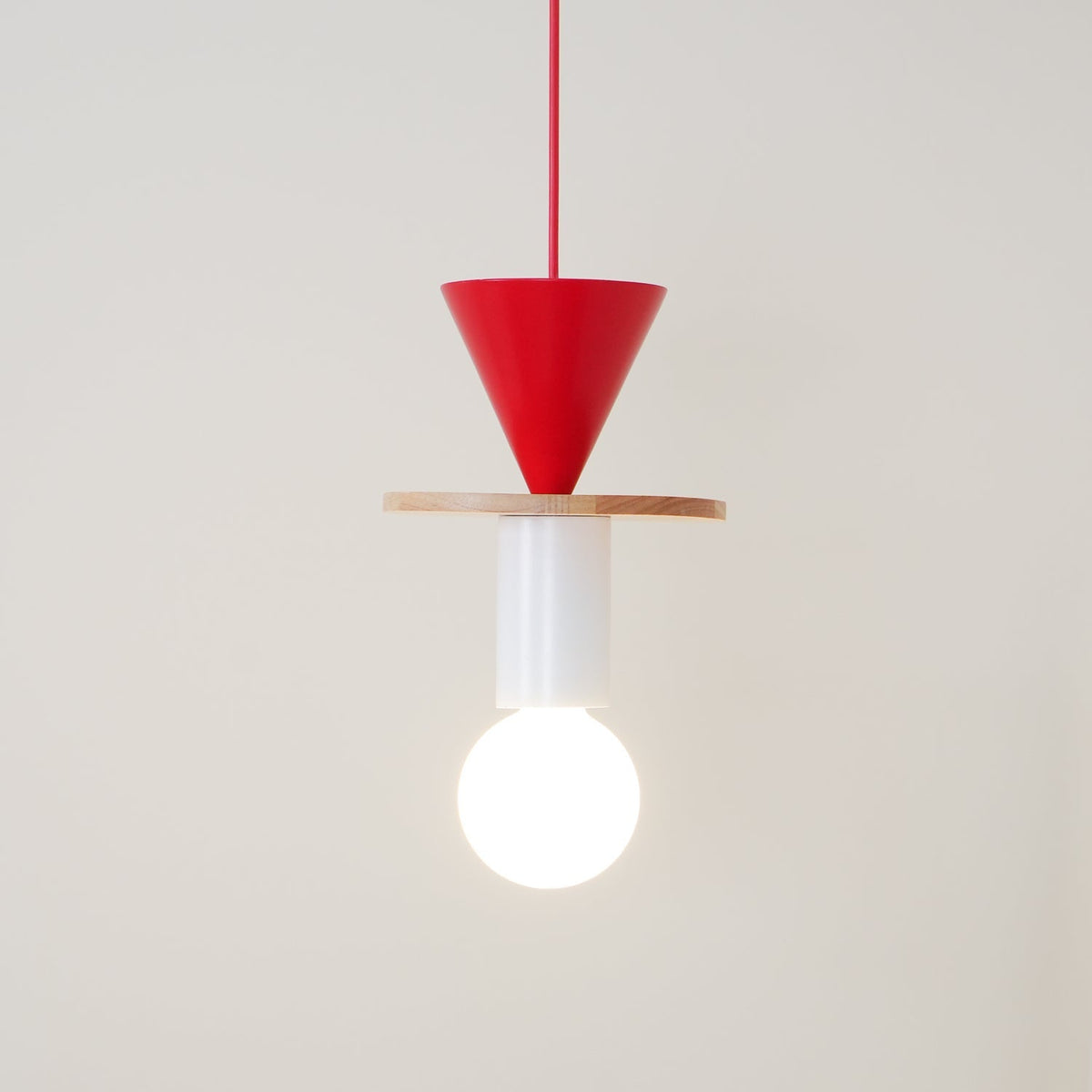 Gram nowoczesna lampa wisząca ze szkła