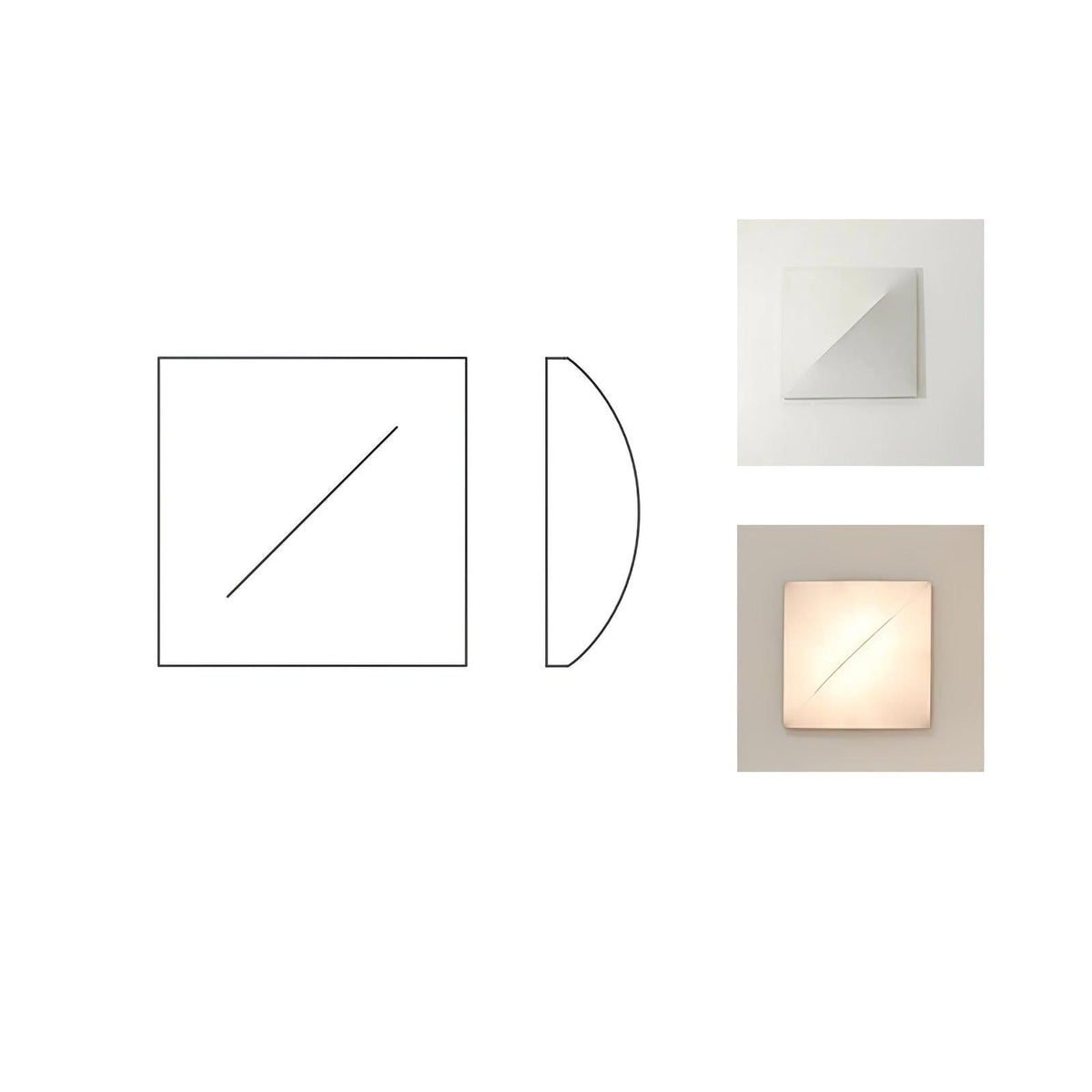 Linivelia minimalistyczna kinkiet ze szkła