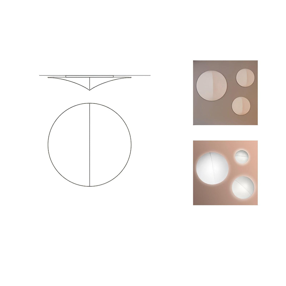 Linivelia minimalistyczna kinkiet ze szkła