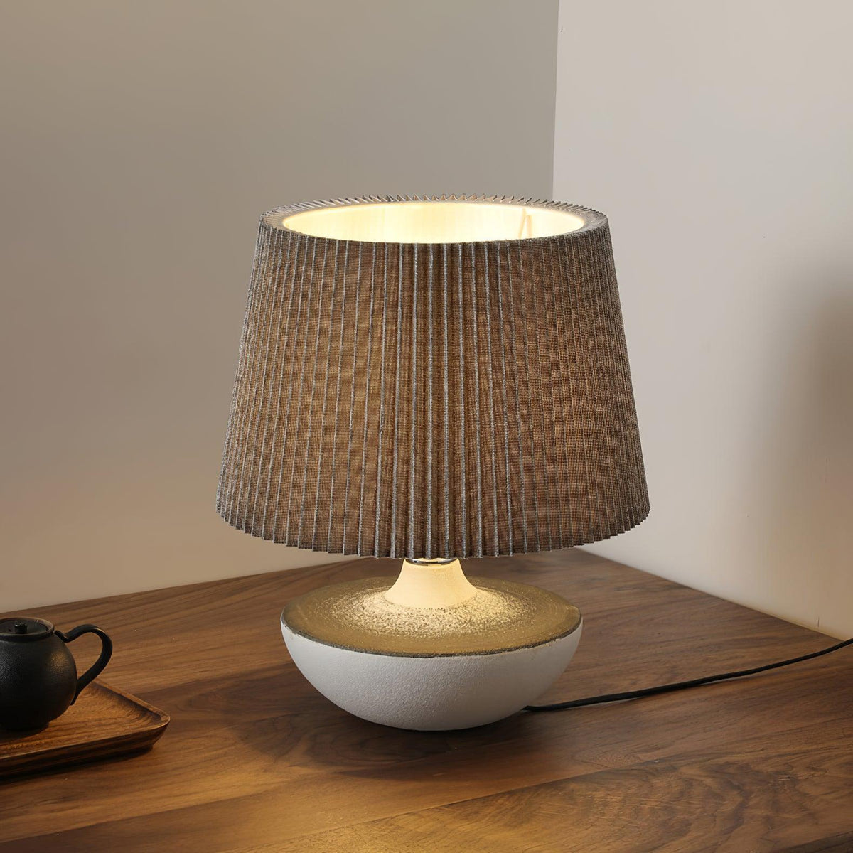Lampa stołowa Oasis ze szkła