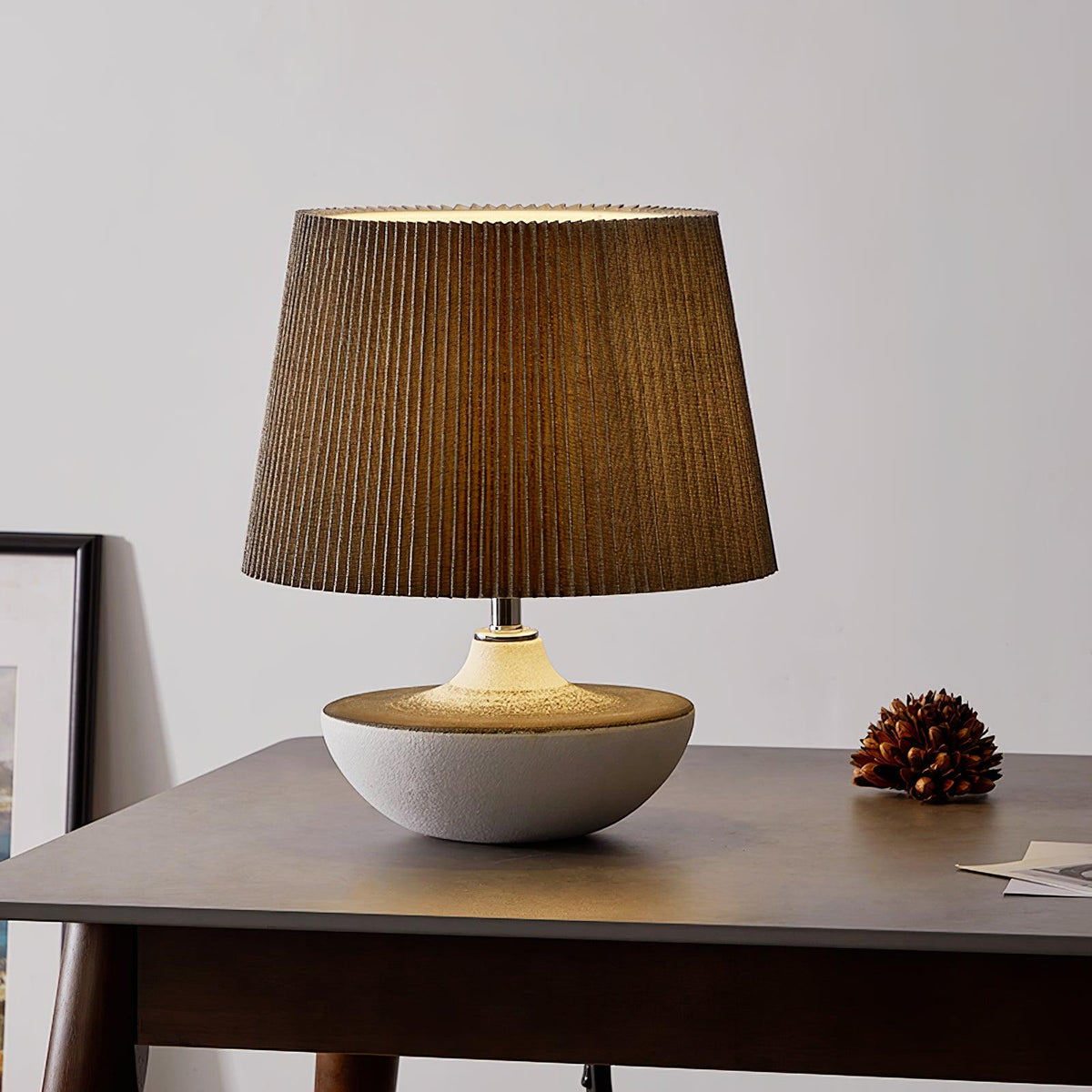 Lampa stołowa Oasis ze szkła