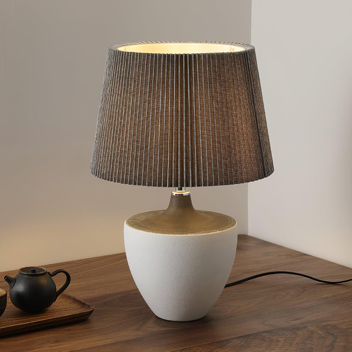 Lampa stołowa Oasis ze szkła