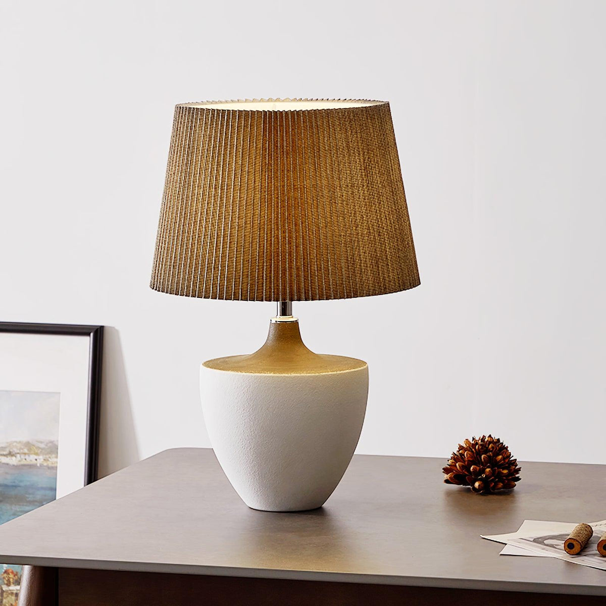 Lampa stołowa Oasis ze szkła