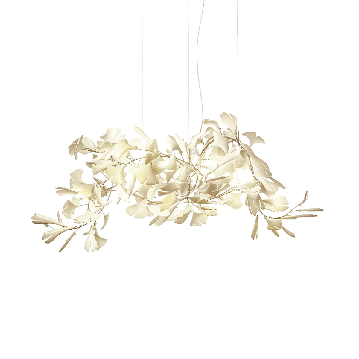 Ayla żyrandol Gingko Petal ceramika
