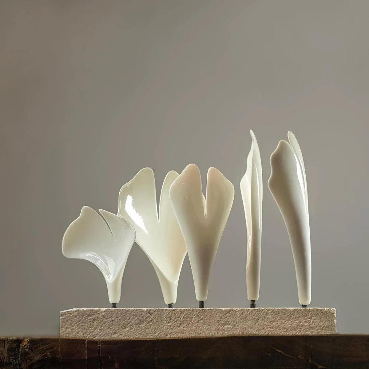 Nale żyrandol z miedzi ceramiczne liście ginkgo