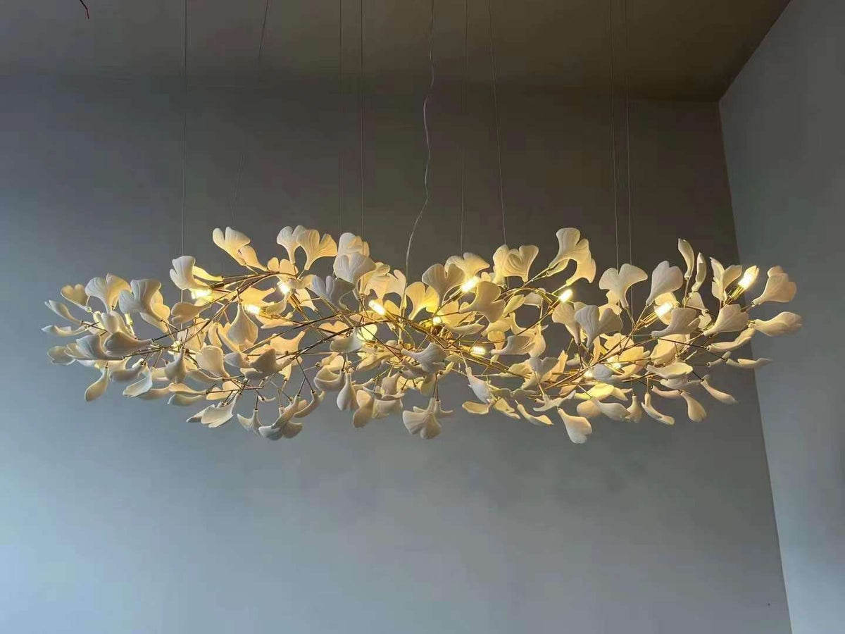 Eurzoris żyrandol Gingko Leaf