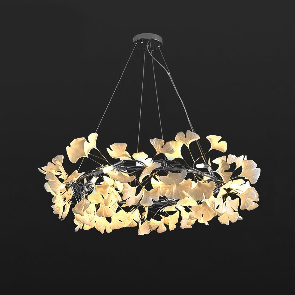 Orelalella Gingko LED Branch żyrandol