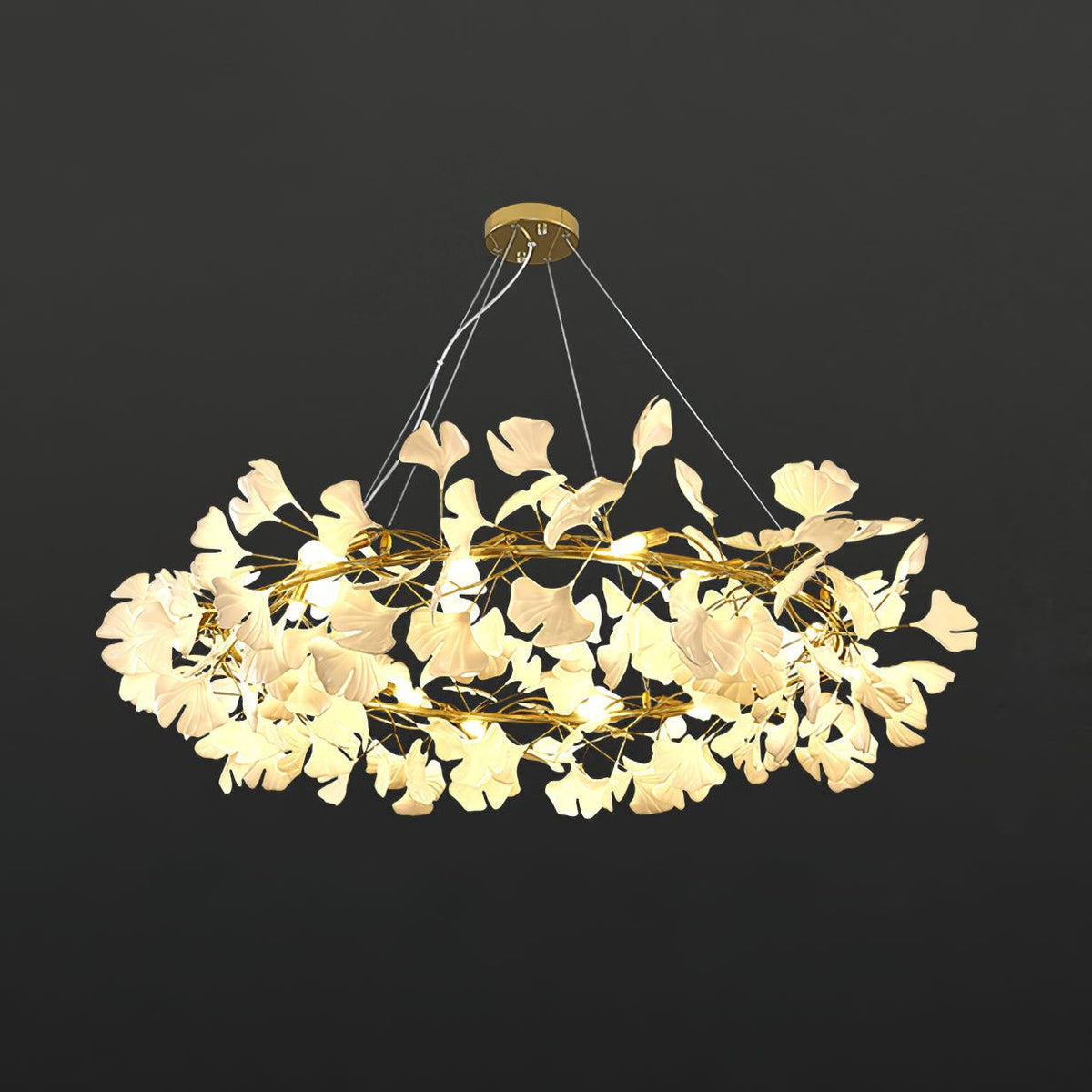 Orelalella Gingko LED Branch żyrandol