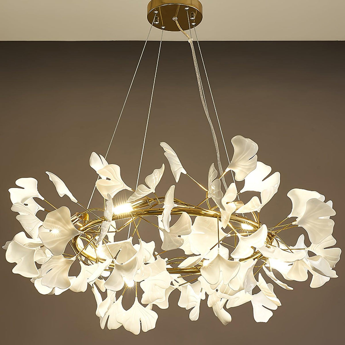 Orelalella Gingko LED Branch żyrandol