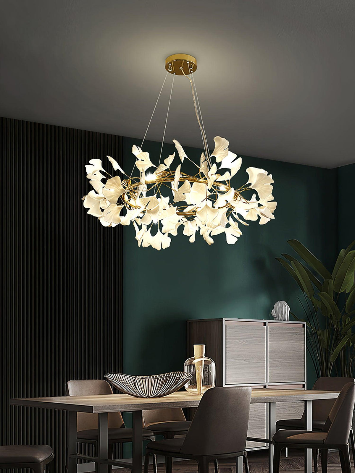 Orelalella Gingko LED Branch żyrandol