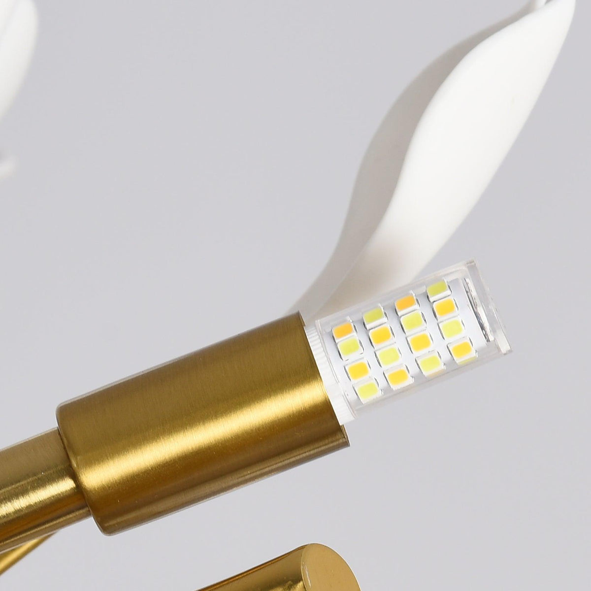 Auriora lampa wisząca Gingko liście ceramiczne złoto