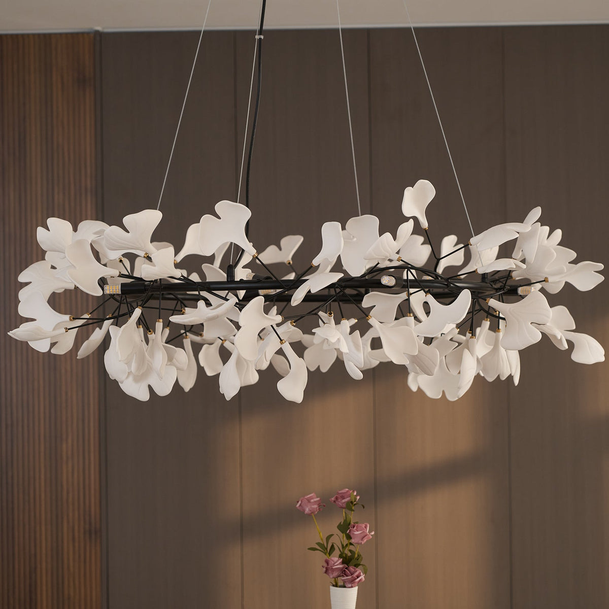 Orelalella Gingko LED Branch żyrandol
