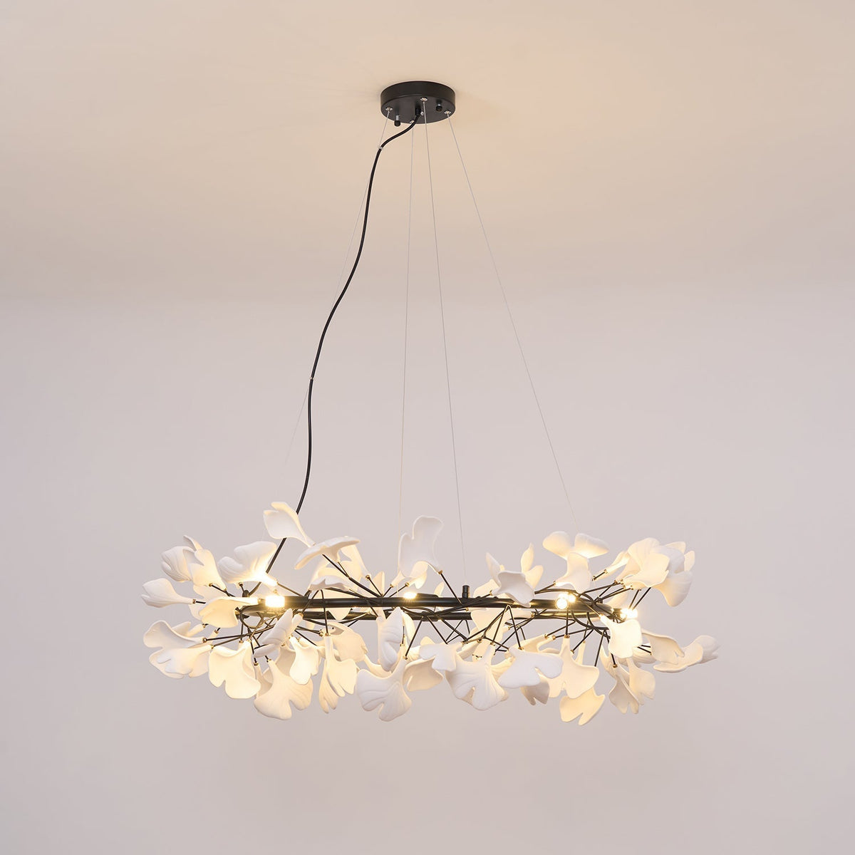 Orelalella Gingko LED Branch żyrandol