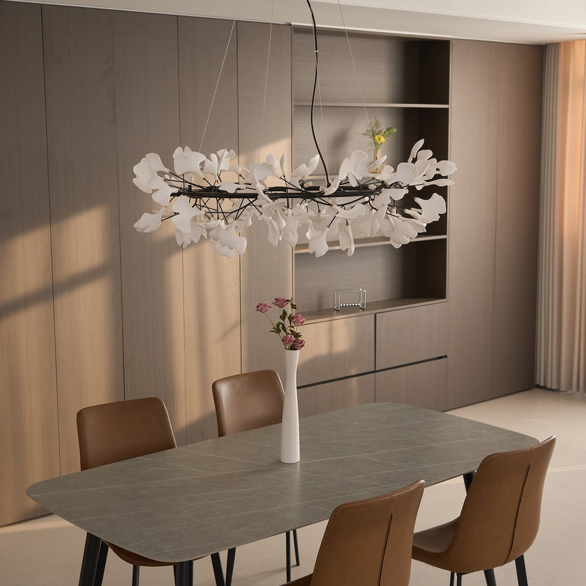 Orelalella Gingko LED Branch żyrandol