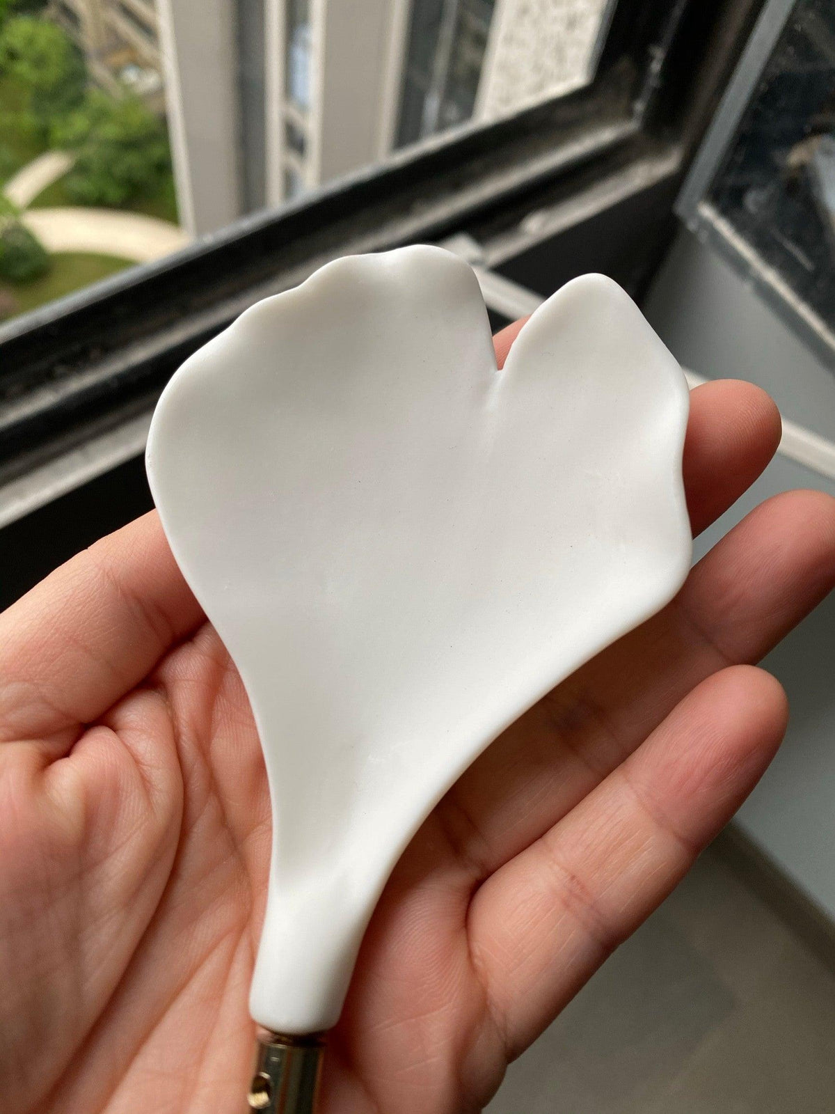 Gingko Ring żyrandol ceramiczny ze szkła na schody luksusowy