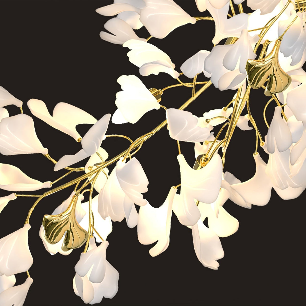 Ivmarel Gingko Long Branch żyrandol ceramiczny