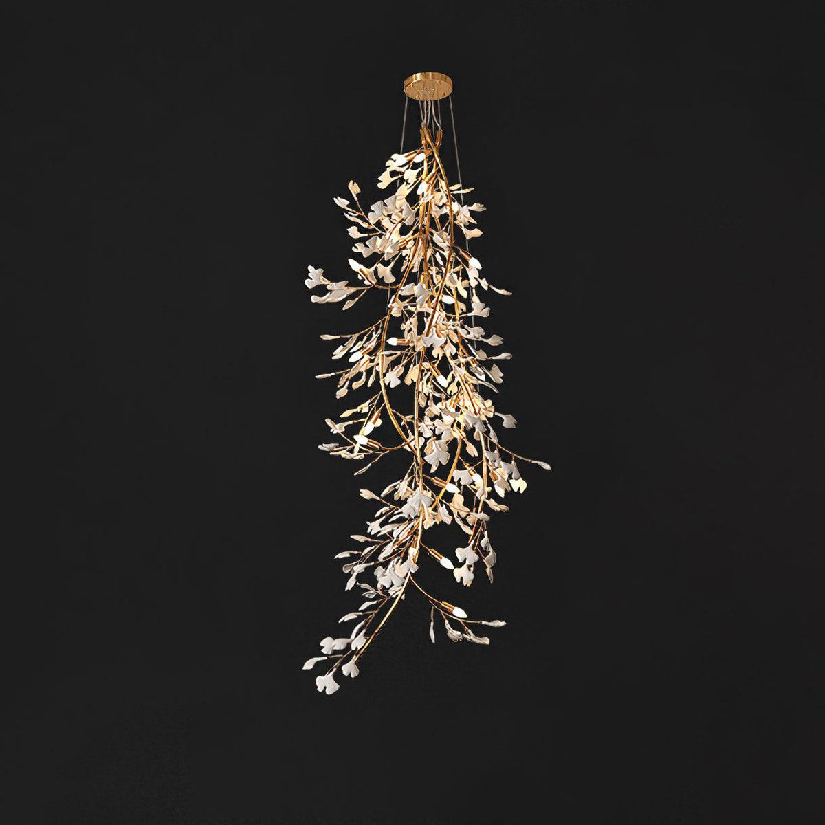 Ivmarel Gingko Long Branch żyrandol ceramiczny
