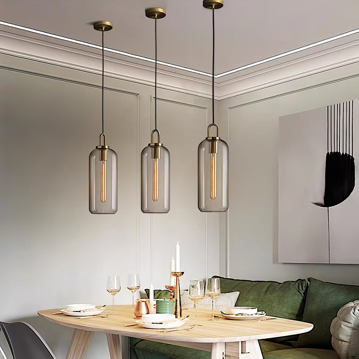 Sevelo lampa wisząca ze szkła matowego