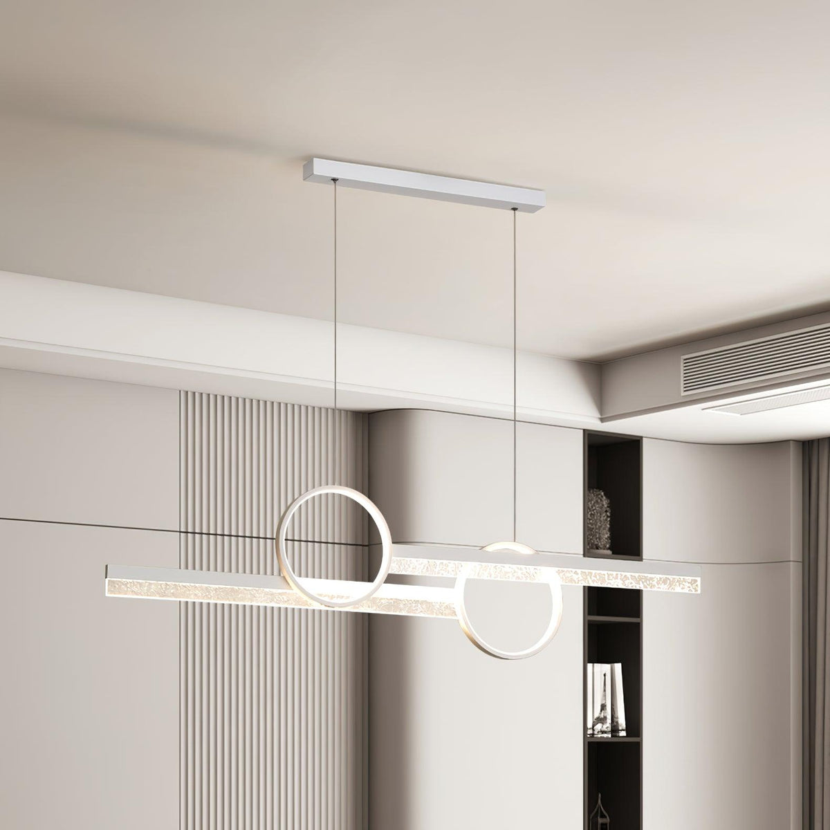 Aurelio minimalistyczna lampa wisząca z akrylu