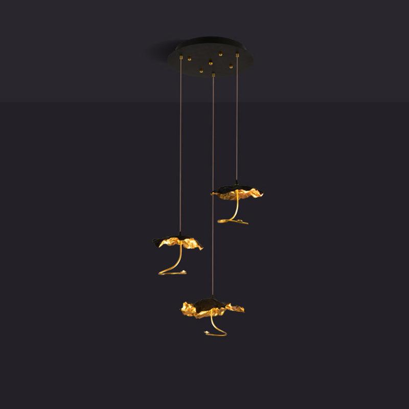Aureate Cloud Brass Cluster żyrandol