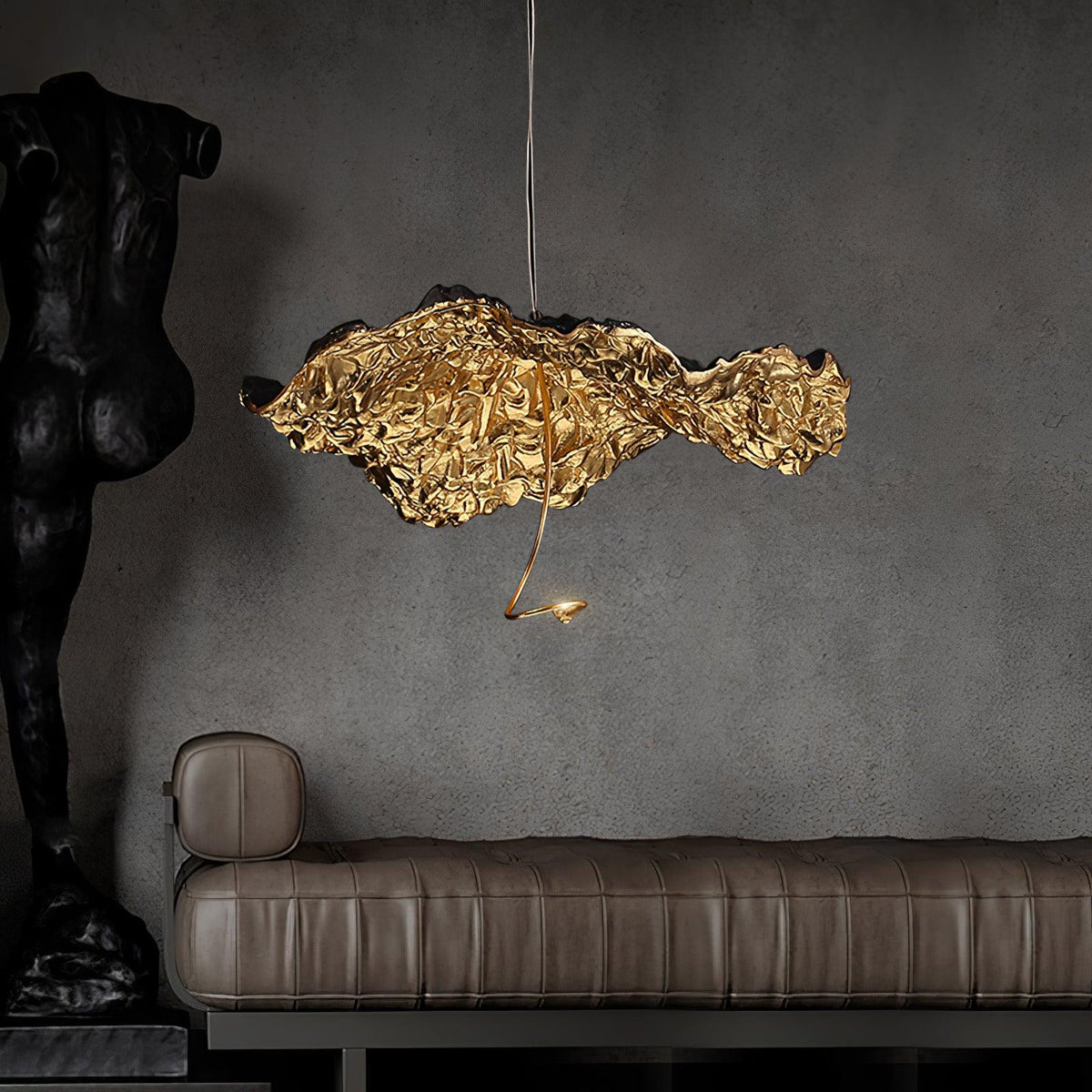Aureate Cloud Brass Cluster żyrandol
