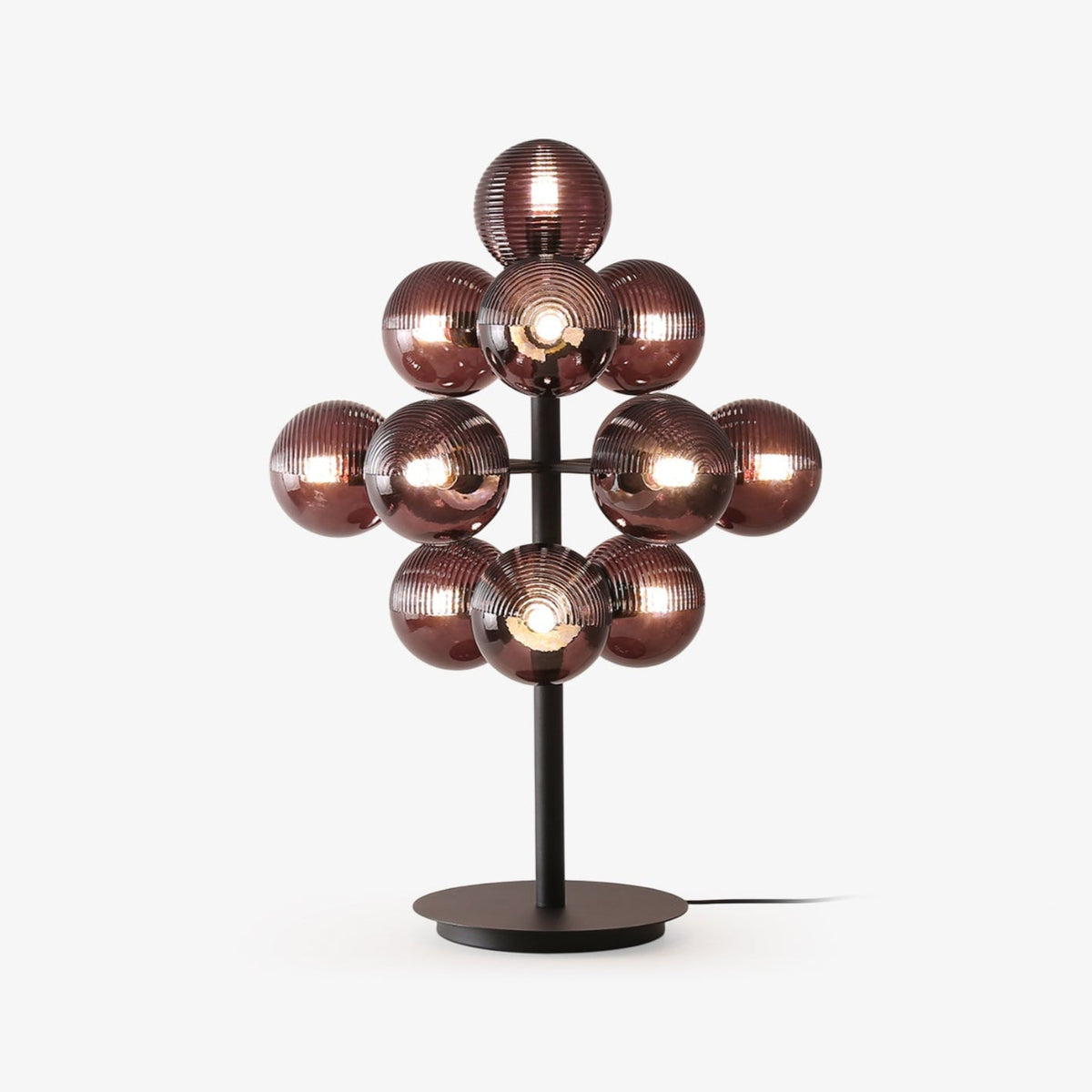 Wesley nowoczesna lampa stołowa ze szkła