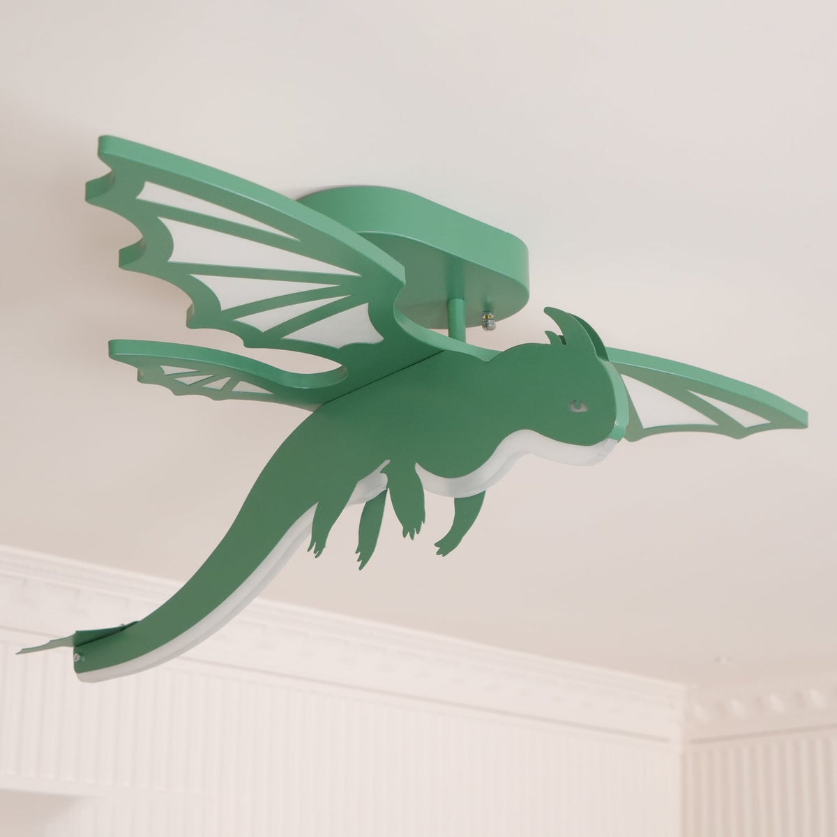 Miriora lampa sufitowa zielony Dinosaur LED