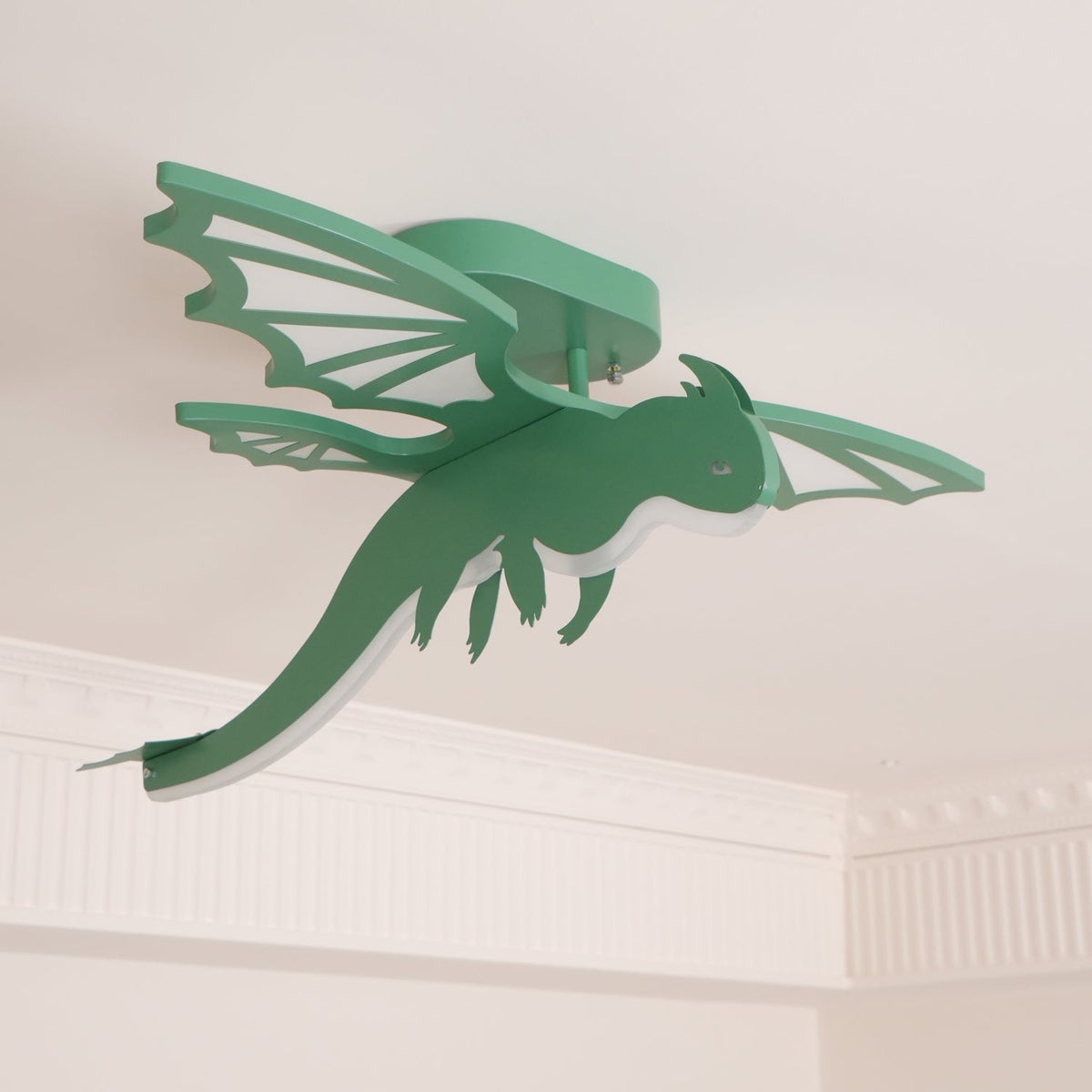 Miriora lampa sufitowa zielony Dinosaur LED