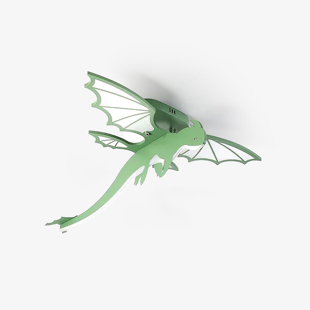 Miriora lampa sufitowa zielony Dinosaur LED