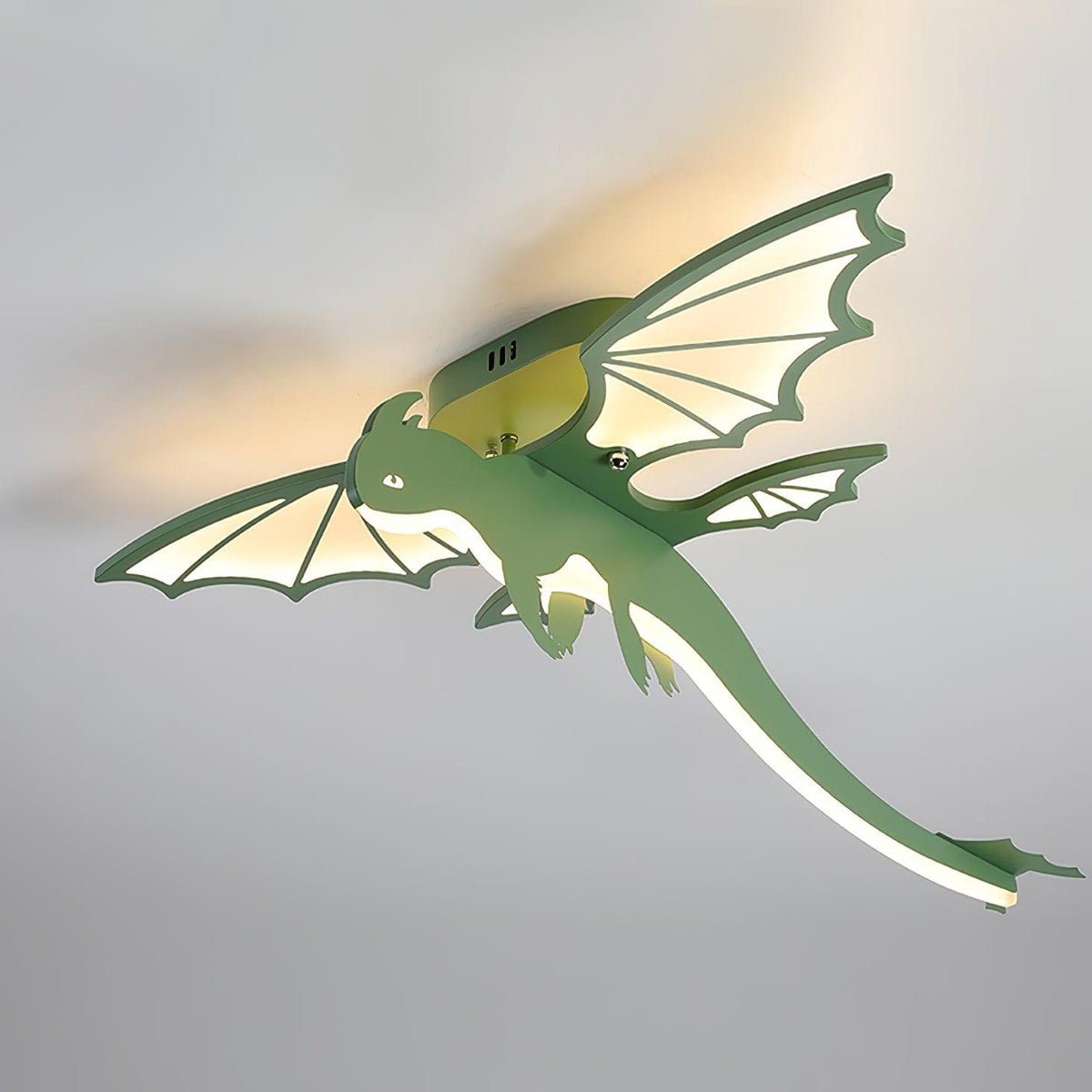 Miriora lampa sufitowa zielony Dinosaur LED