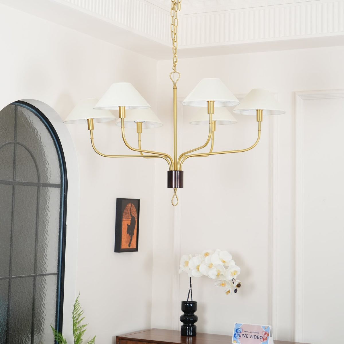 Bilt Classic Brass Tail żyrandol