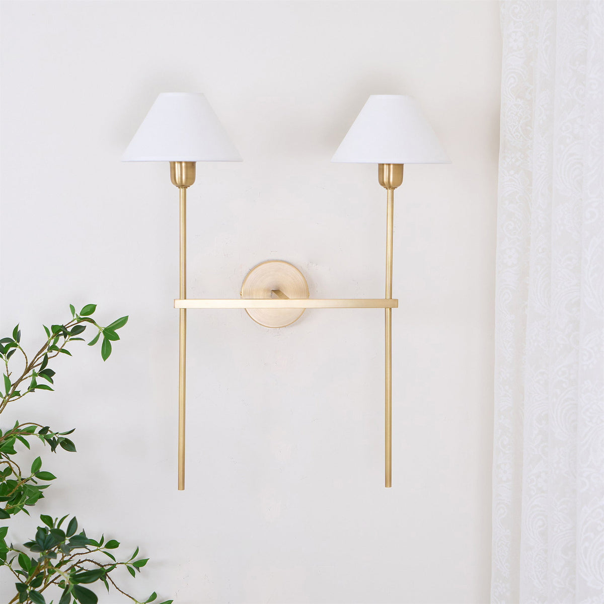 Genevieve kinkiet z płótna
