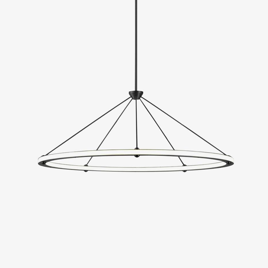 Jald minimalistyczna lampa wisząca w kształcie koła