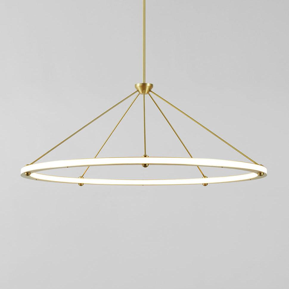 Jald minimalistyczna lampa wisząca w kształcie koła