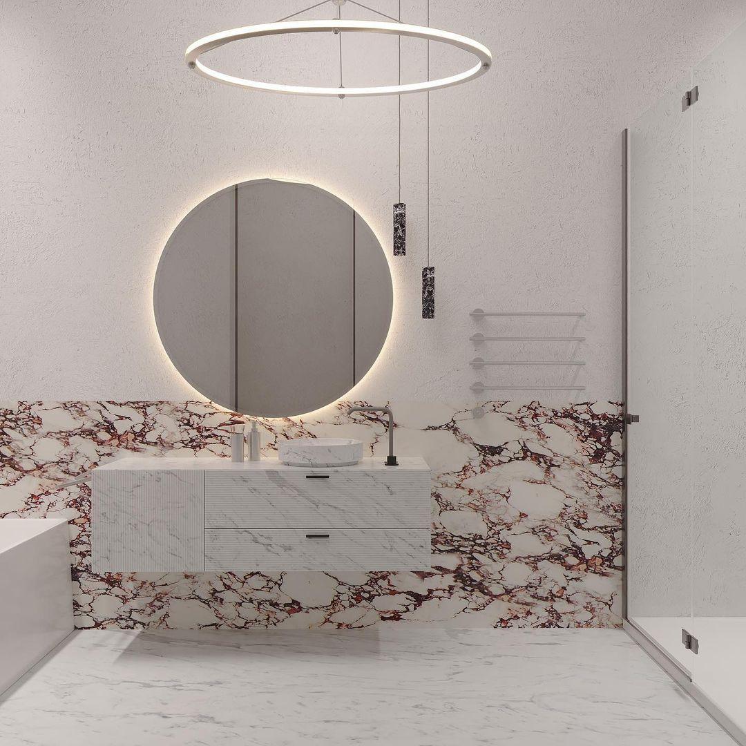 Jald minimalistyczna lampa wisząca w kształcie koła