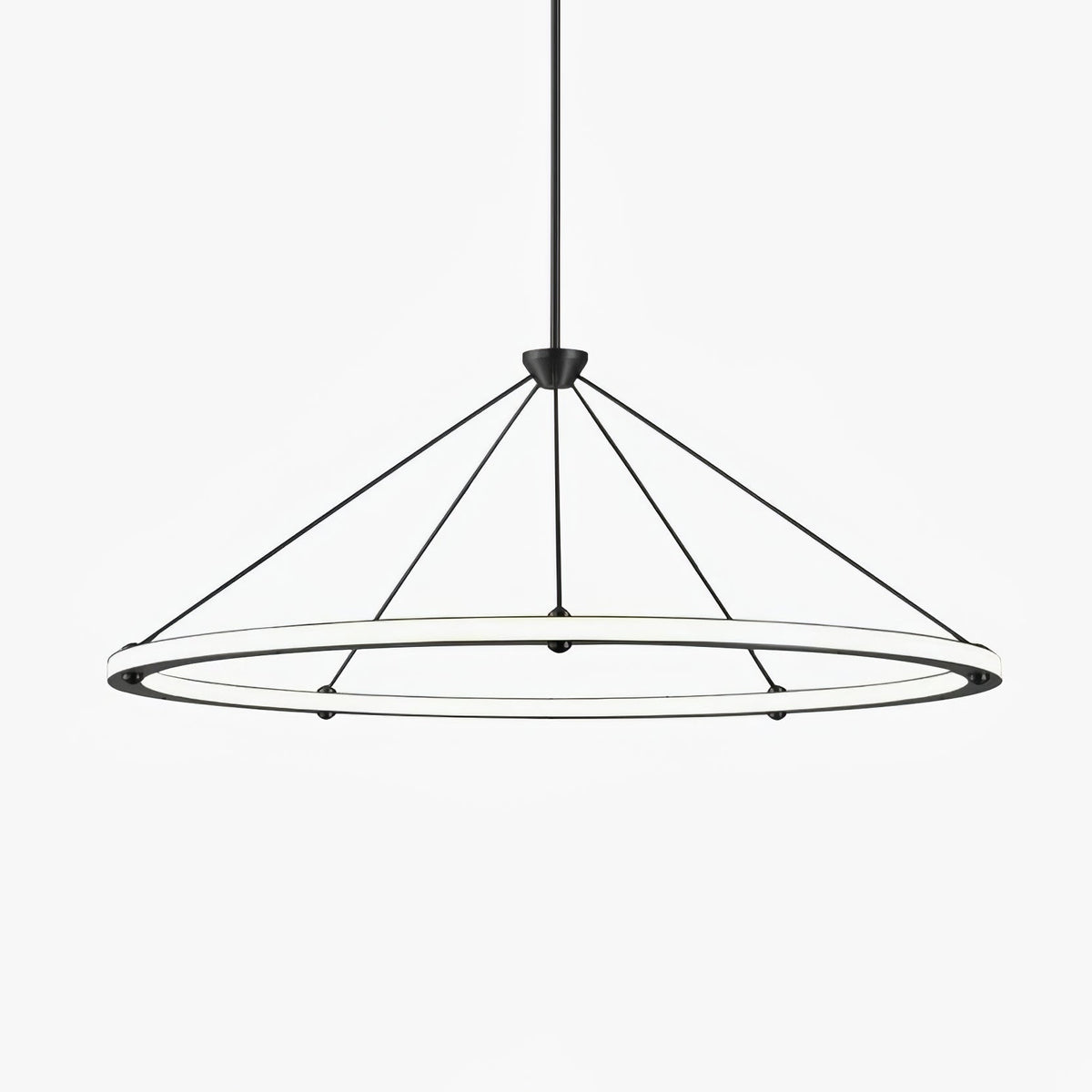 Jald minimalistyczna lampa wisząca w kształcie koła