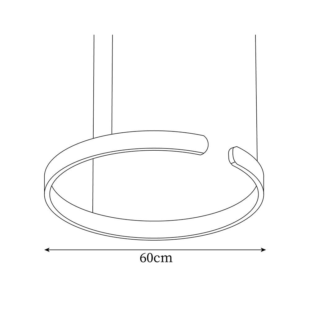 Ringe lampa wisząca