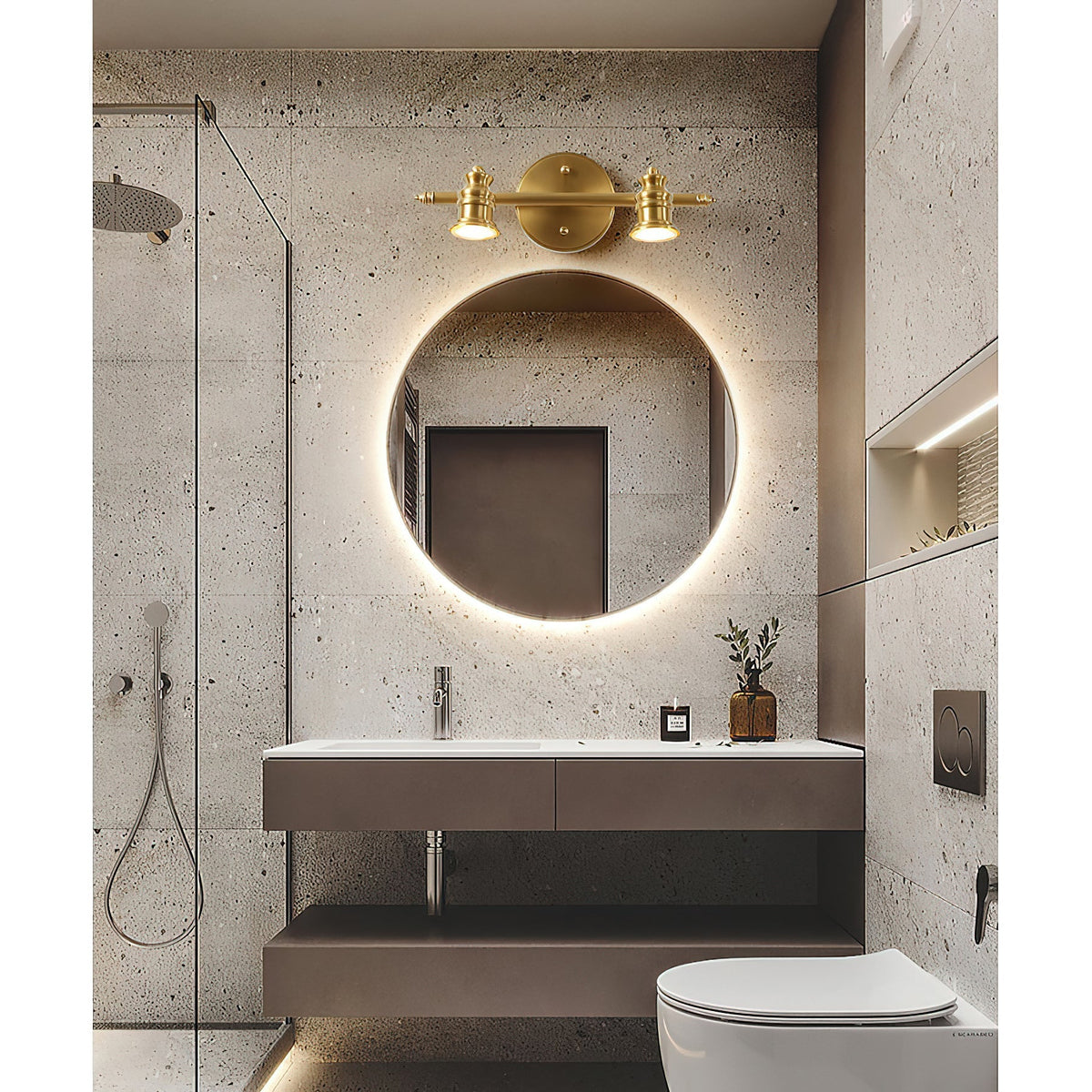 Corten Brass kinkiet