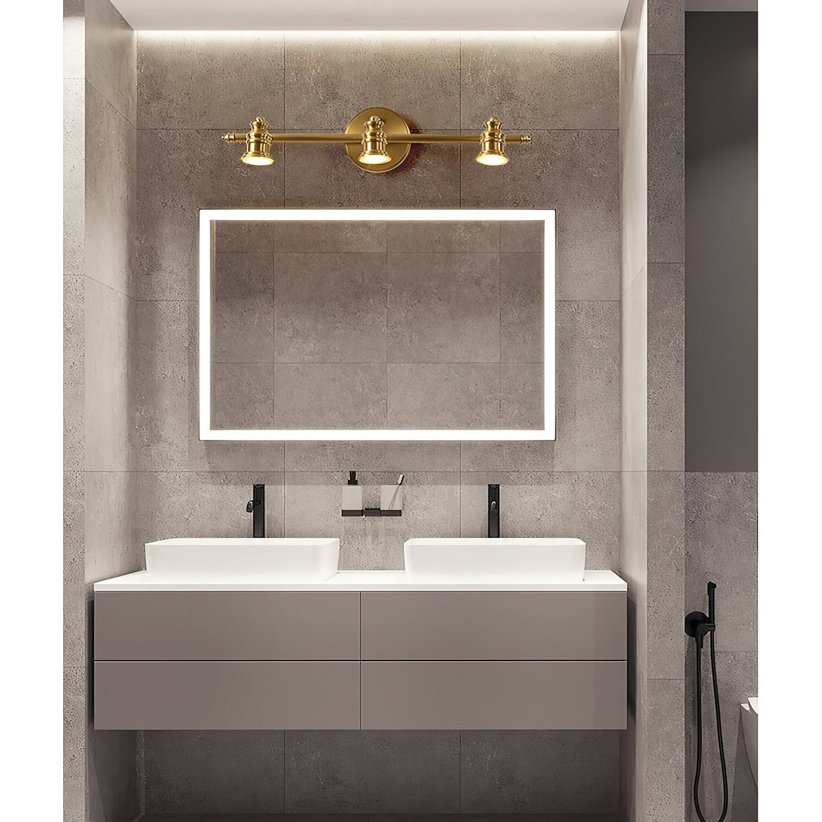 Corten Brass kinkiet