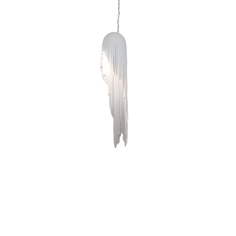Serelia wisząca lampa sufitowa z tkaniną w stylu zasłony