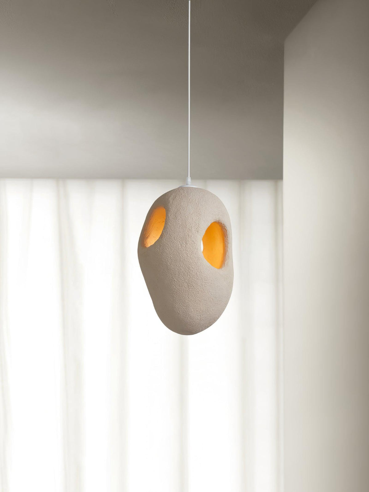 Evenu beżowa artystyczna lampa wisząca