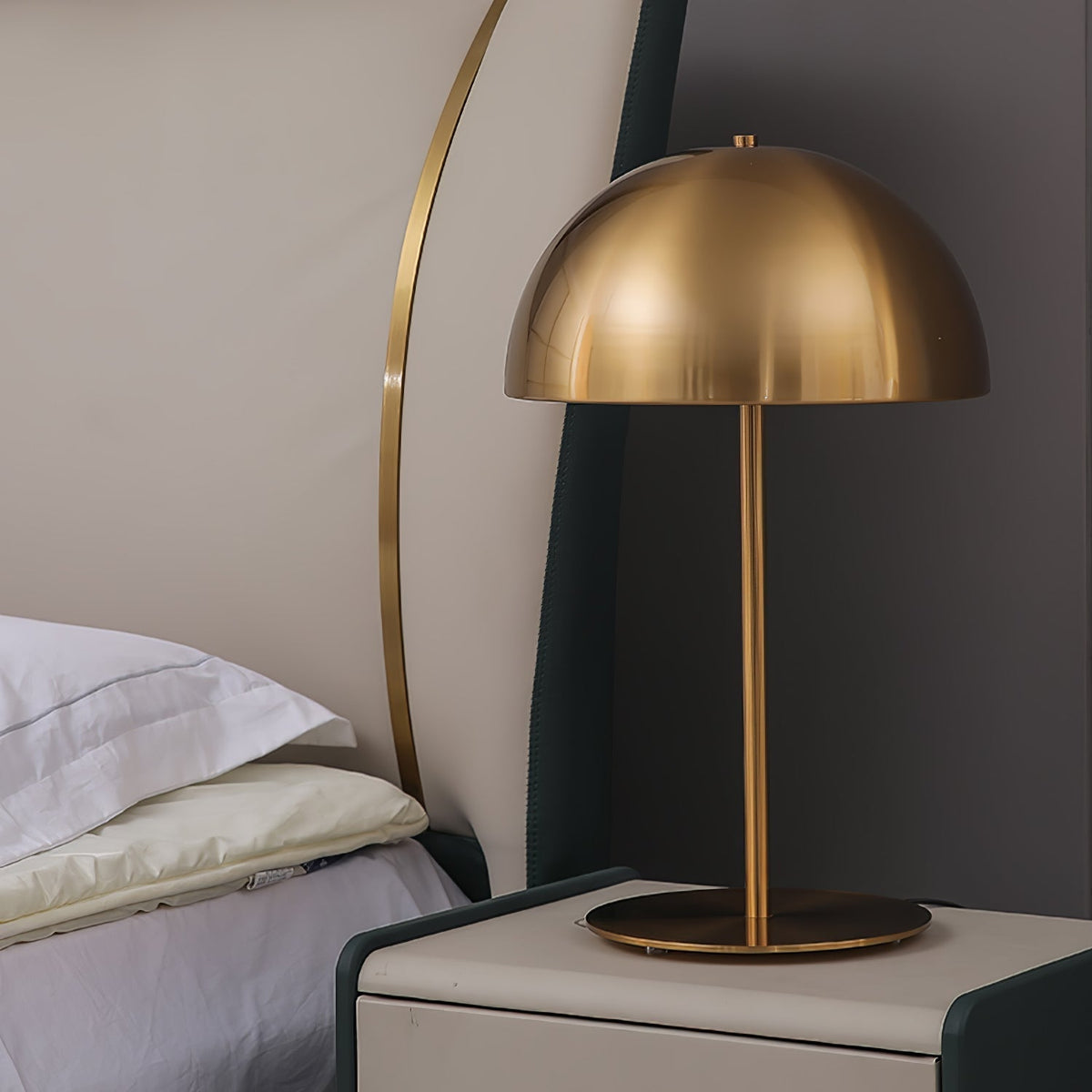 Brioth lampa stołowa ze szkła akrylowego w stylu skandynawskim
