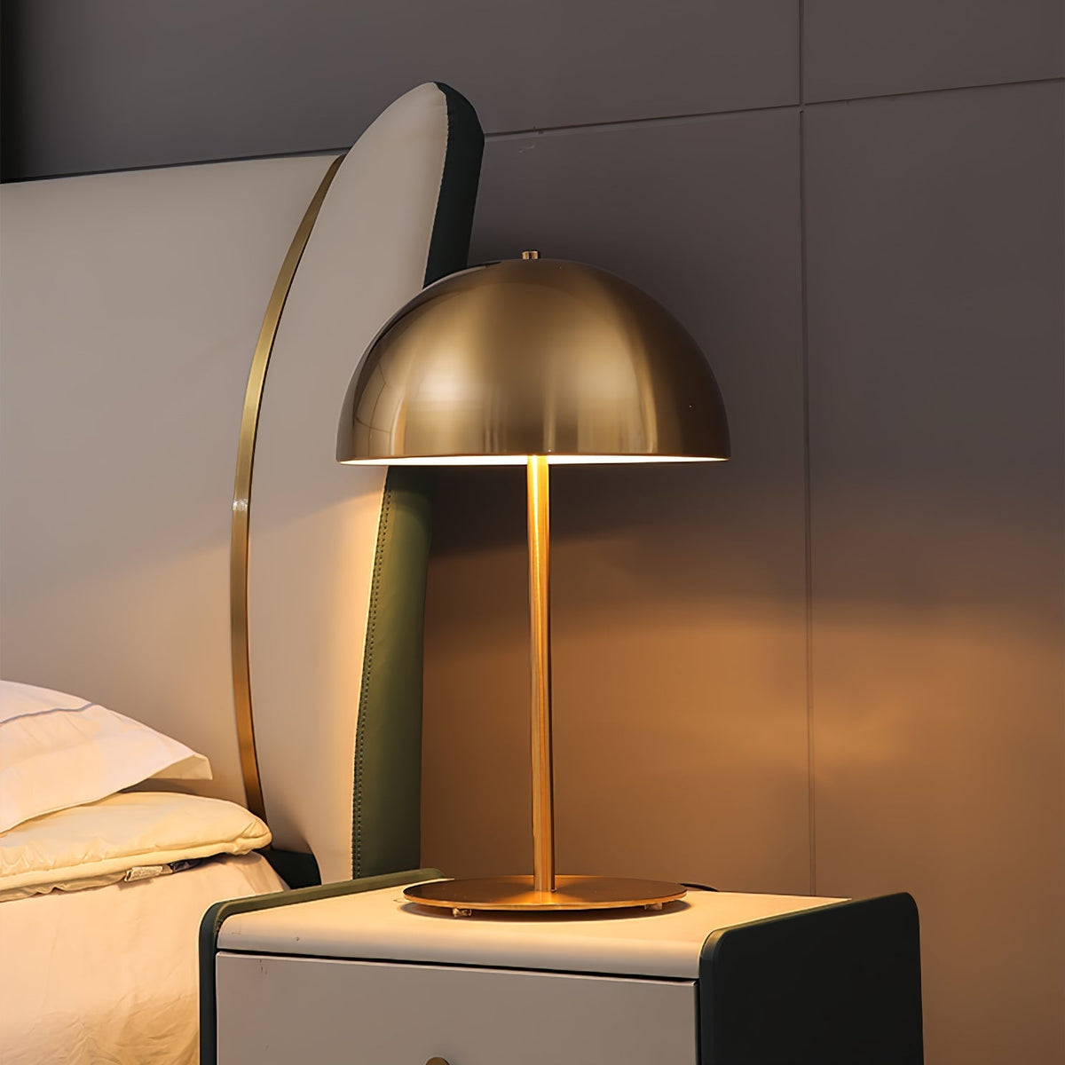 Brioth lampa stołowa ze szkła akrylowego w stylu skandynawskim