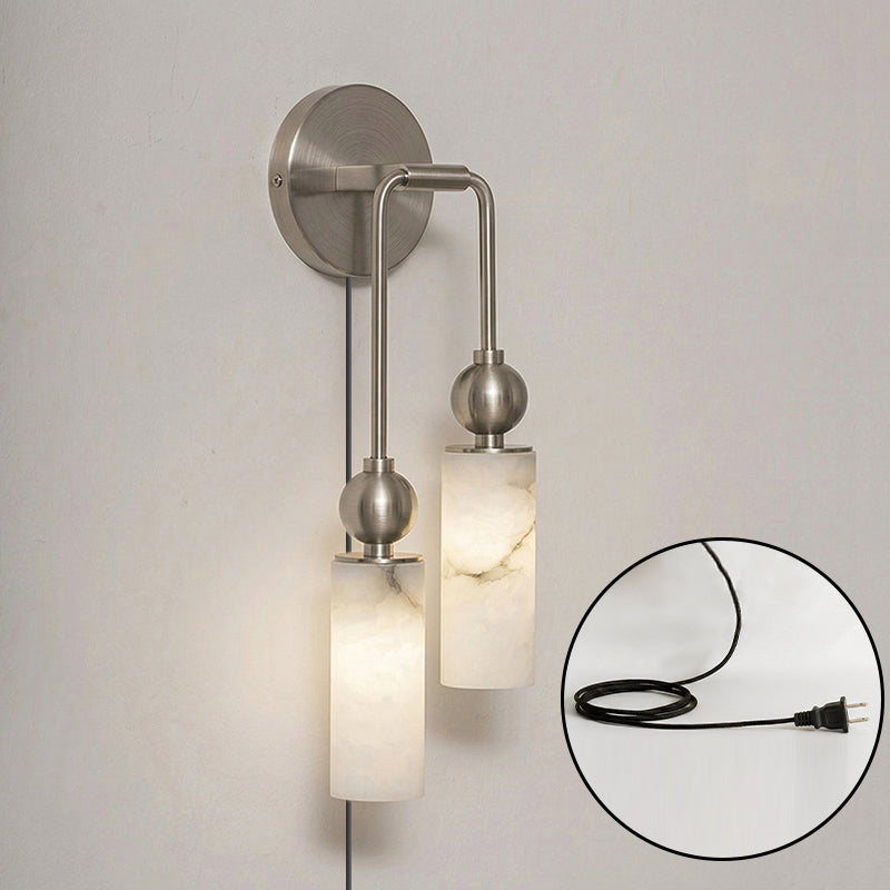 Eiraina kinkiet ze szkła alabastrowego