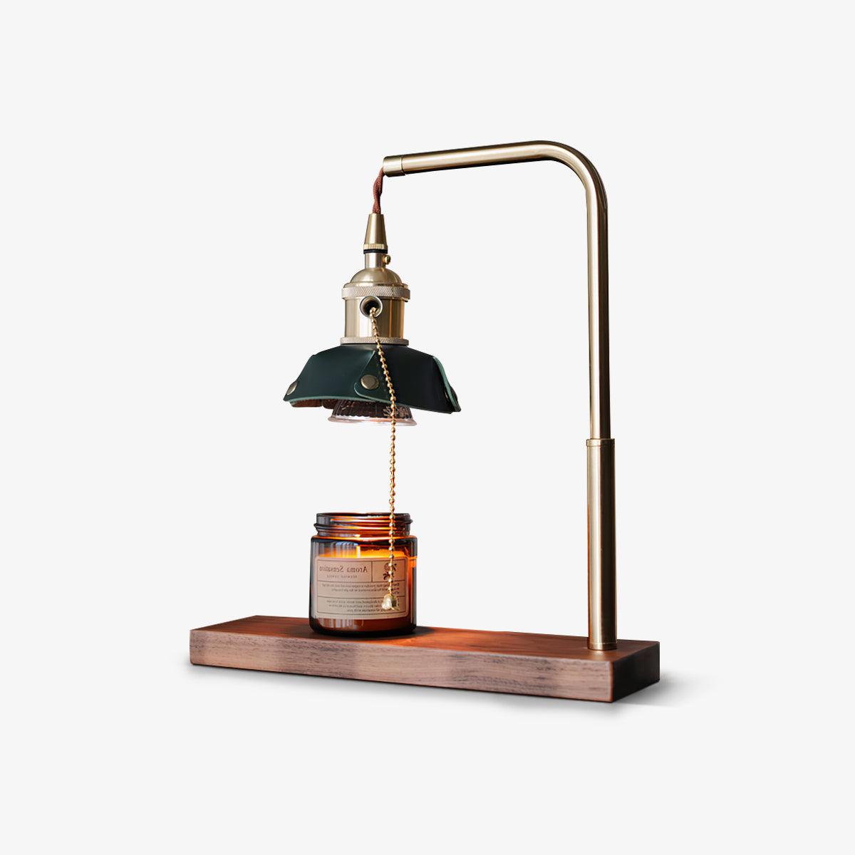 Clark nowoczesna lampa stołowa z drewna