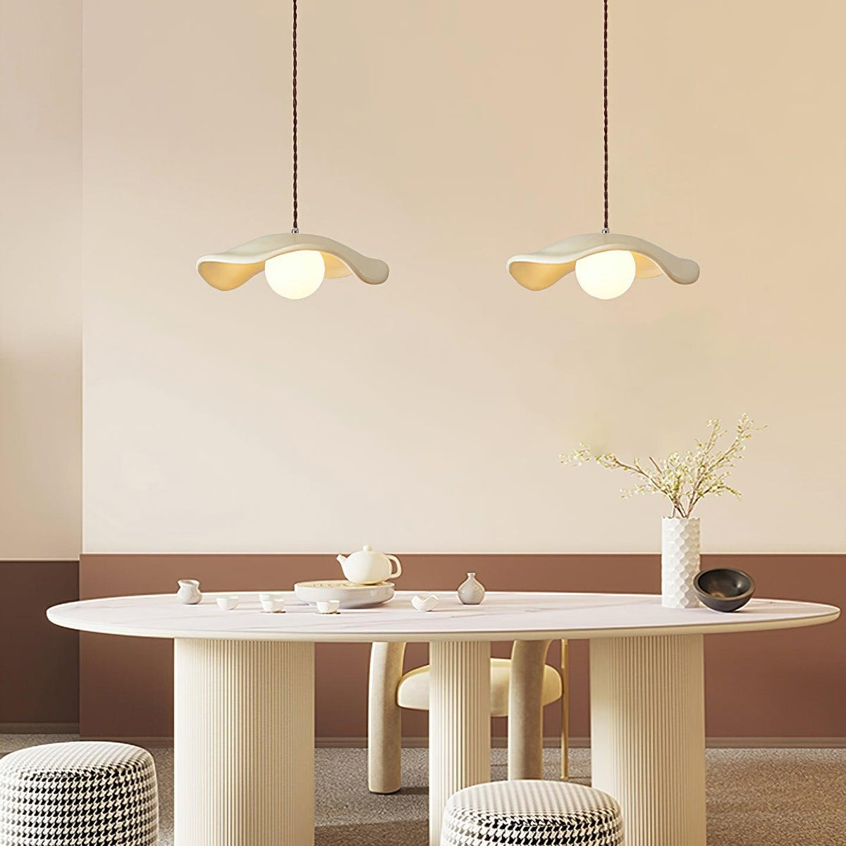 Fluid Organic Hats lampa wisząca ze szkła