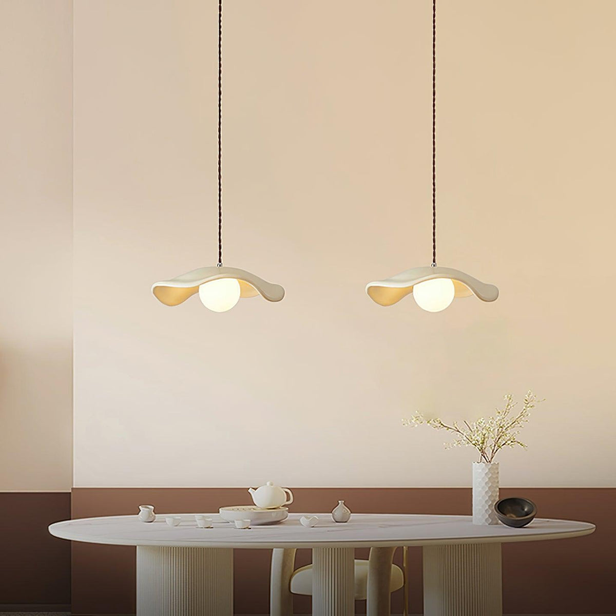 Fluid Organic Hats lampa wisząca ze szkła
