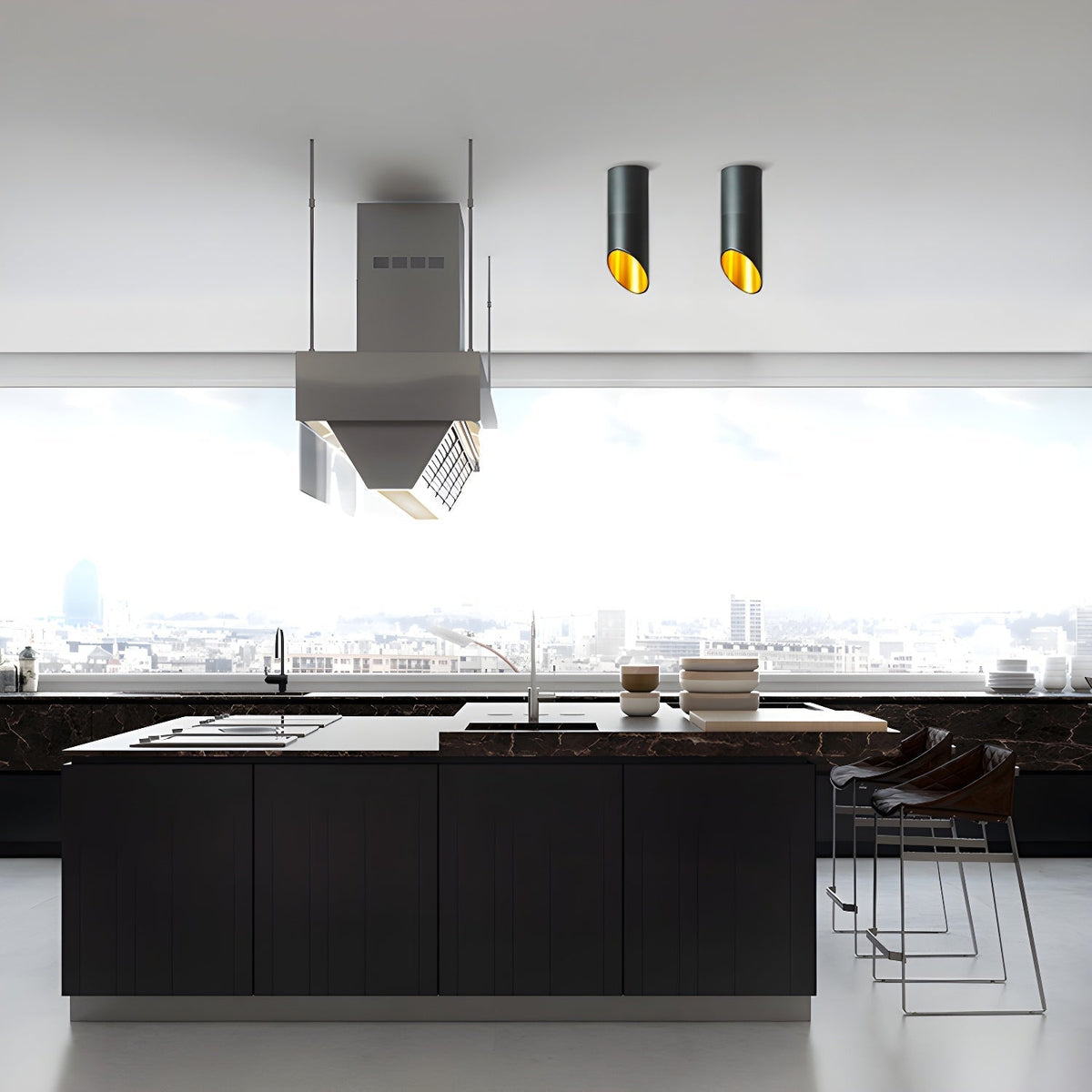 Mirinel nowoczesna minimalistyczna lampa sufitowa w rurze