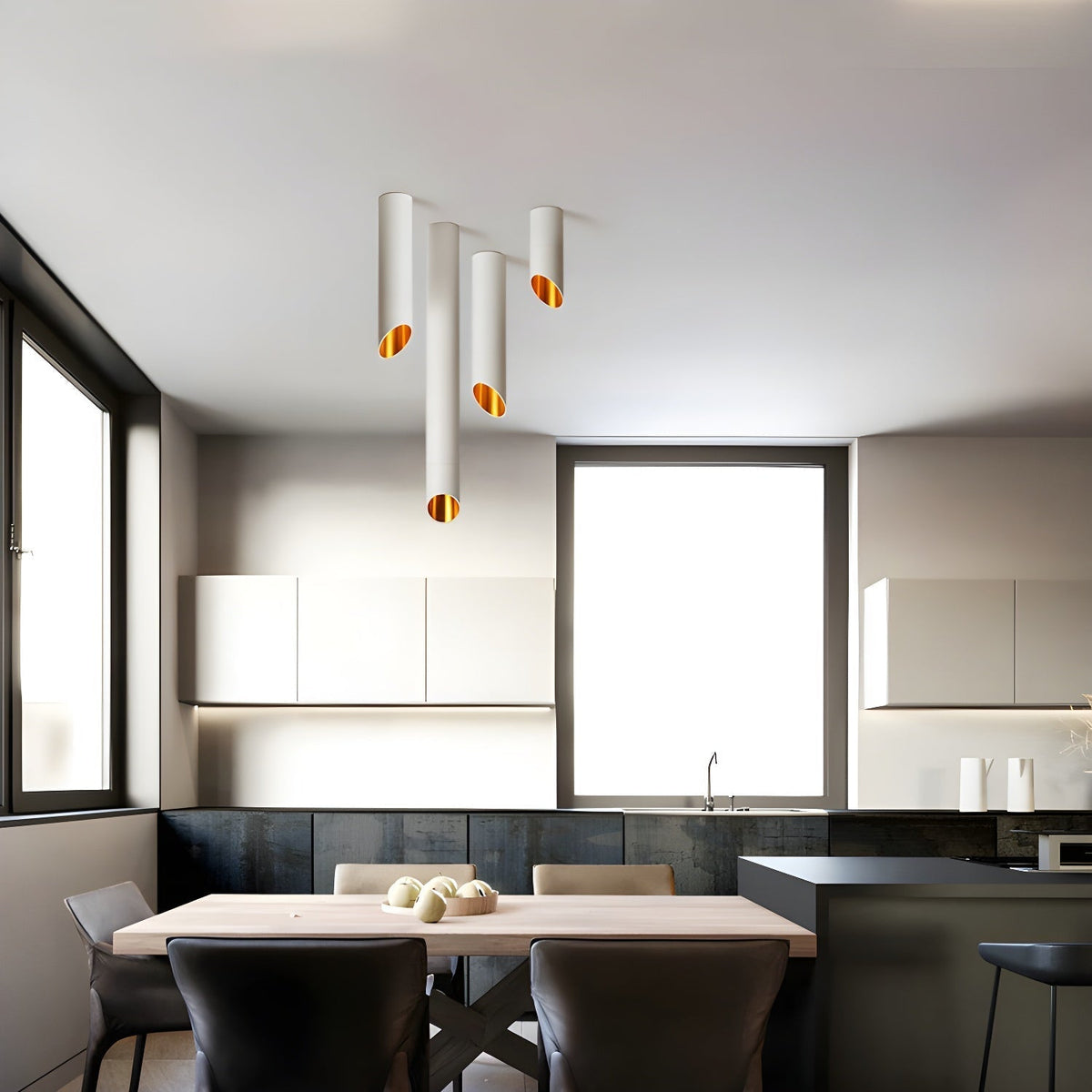Mirinel nowoczesna minimalistyczna lampa sufitowa w rurze