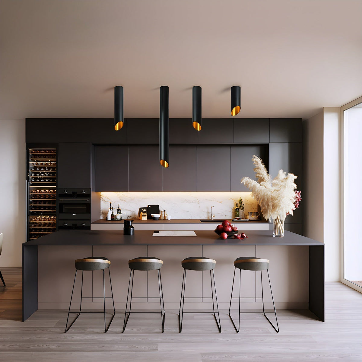 Mirinel nowoczesna minimalistyczna lampa sufitowa w rurze